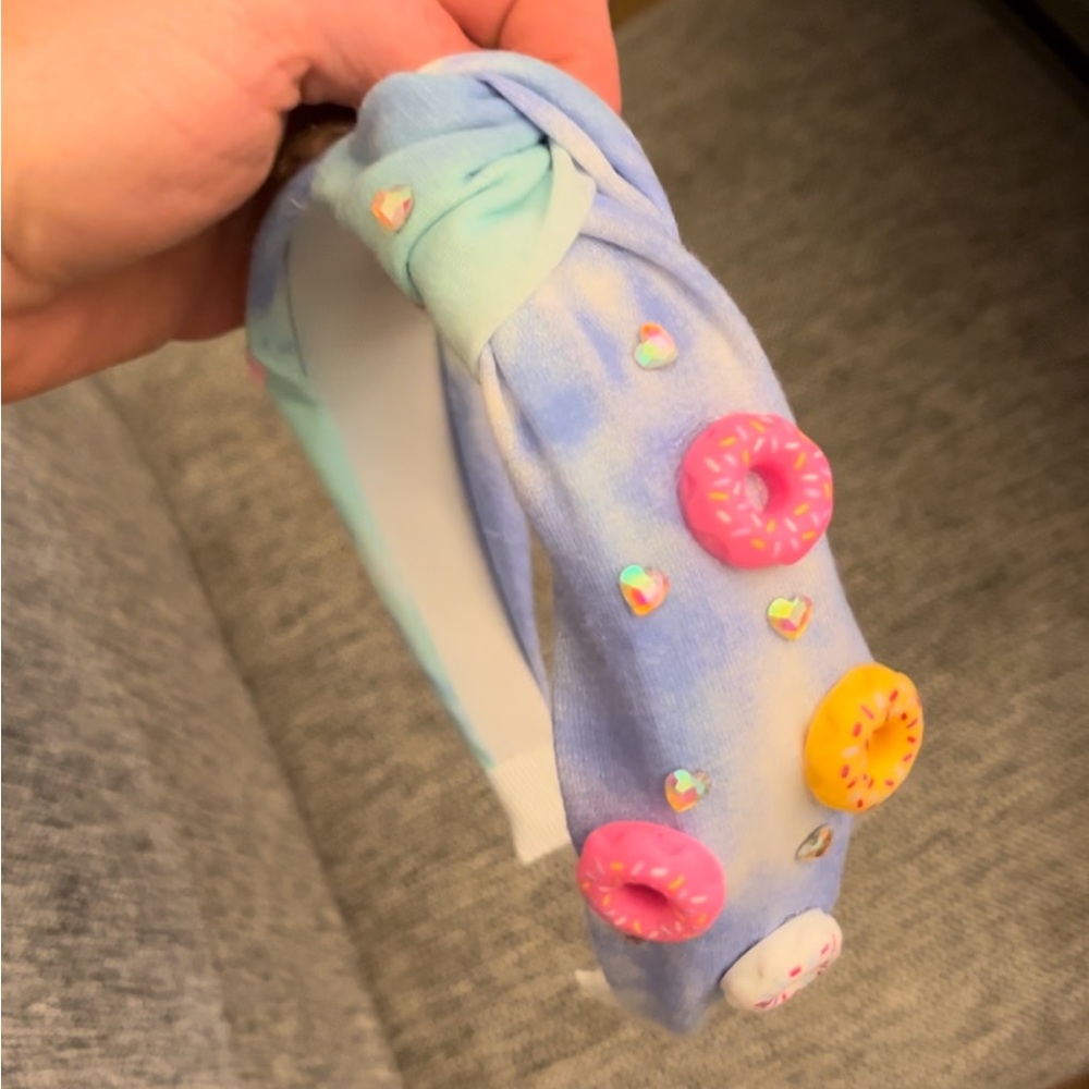 Donut top knot headband - kids or adults